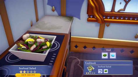 how do i make seafood salad in dreamlight valley|How to make Seafood Salad in Disney Dreamlight。